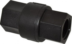 Specialty Mfr - 1/2" Polypropylene Check Valve - Inline, FNPT x FNPT, 125 WOG - Exact Tooling