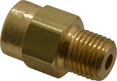 Specialty Mfr - 1/4" Brass Check Valve - Inline, MNPT x FNPT, 2,500 WOG - Exact Tooling
