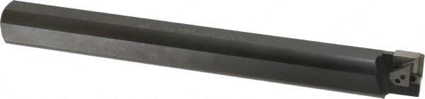 APT - 1-1/2" Min Bore Diam, 11-1/2" OAL, 1-1/4" Shank Diam, Indexable Boring Bar - TPG Insert, Screw or Clamp Holding Method - Exact Tooling