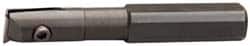 APT - 1/2" Min Bore Diam, 4-1/4" OAL, 3/4" Shank Diam, Indexable Boring Bar - 2-1/4" Max Bore Depth, TPG 221 Insert, Screw Holding Method - Exact Tooling