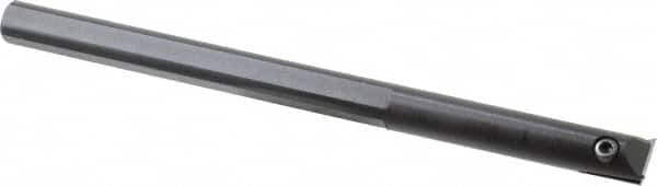 APT - 11/16" Min Bore Diam, 9" OAL, 5/8" Shank Diam, Indexable Boring Bar - TPG 321 Insert, Screw Holding Method - Exact Tooling