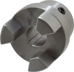 Boston Gear - 7/16" Max Bore Diam, FC12 Coupling Size, Flexible Half Coupling - 1-1/4" OD, 2.32" OAL, Steel - Exact Tooling