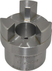 Boston Gear - 5/8" Max Bore Diam, FC15 Coupling Size, Flexible Half Coupling - 1-1/2" OD, 2.76" OAL, Steel - Exact Tooling