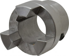 Boston Gear - 7/8" Max Bore Diam, FC15 Coupling Size, Flexible Half Coupling - 1-1/2" OD, 2.76" OAL, Steel - Exact Tooling