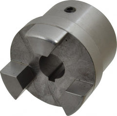 Boston Gear - 3/4" Max Bore Diam, FC25 Coupling Size, Flexible Half Coupling - 2-1/2" OD, 4.13" OAL, Steel - Exact Tooling