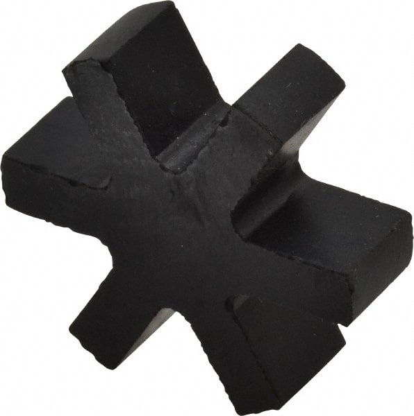 Boston Gear - 7/8" Max Bore Diam, FC15 Coupling Size, Flexible 3-Jaw Insert Coupling - 1-1/2" OD, Rubber, Order 2 Hubs & 1 Insert for Complete Coupling - Exact Tooling