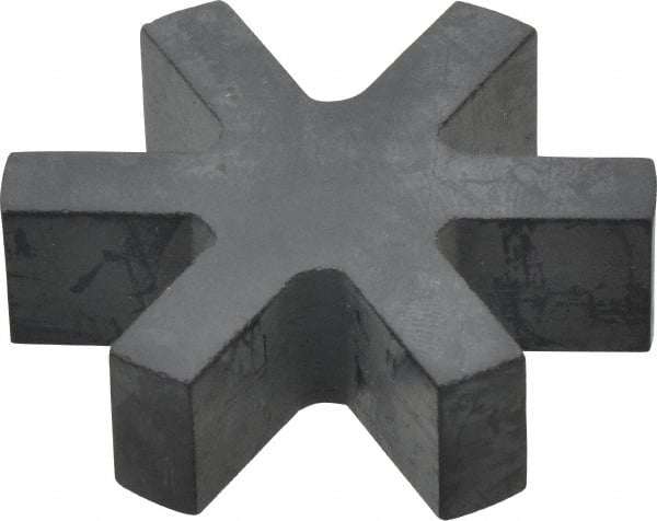 Boston Gear - 1-1/8" Max Bore Diam, FC20 Coupling Size, Flexible 3-Jaw Insert Coupling - 2" OD, Rubber, Order 2 Hubs & 1 Insert for Complete Coupling - Exact Tooling