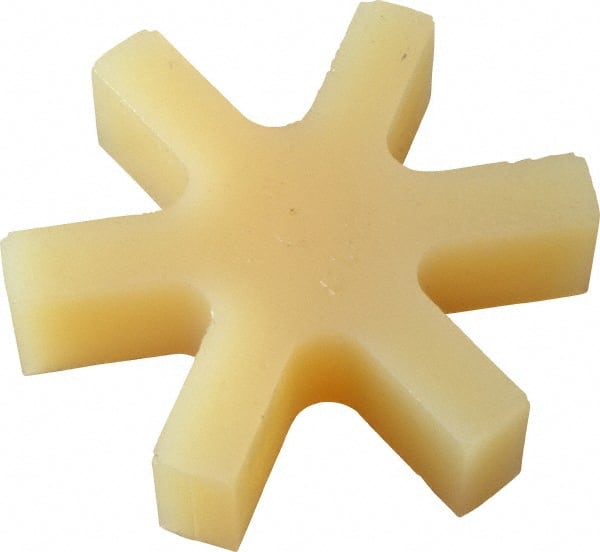 Boston Gear - 1-3/8" Max Bore Diam, FC25 Coupling Size, Flexible 3-Jaw Insert Coupling - 2-1/2" OD, Polyurethane, Order 2 Hubs & 1 Insert for Complete Coupling - Exact Tooling