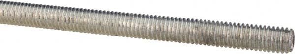 Value Collection - M8x1.25 UNC (Coarse), 1m Long, Steel Metric Threaded Rod - Zinc-Plated Finish, Right Hand Thread - Exact Tooling