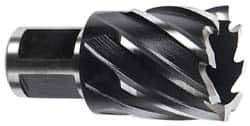 Milwaukee Tool - 1-3/16" Diam x 1" Deep High Speed Steel Annular Cutter - Exact Tooling