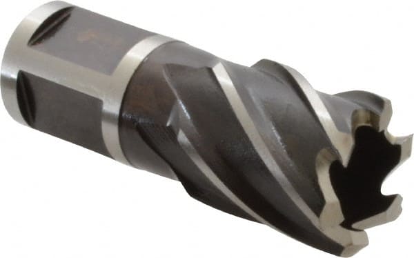 Milwaukee Tool - 7/8" Diam x 1" Deep High Speed Steel Annular Cutter - Exact Tooling