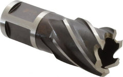 Milwaukee Tool - 7/8" Diam x 1" Deep High Speed Steel Annular Cutter - Exact Tooling