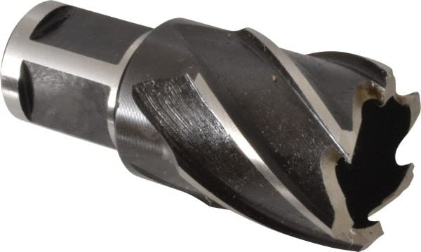 Milwaukee Tool - 1-1/16" Diam x 1" Deep High Speed Steel Annular Cutter - Exact Tooling