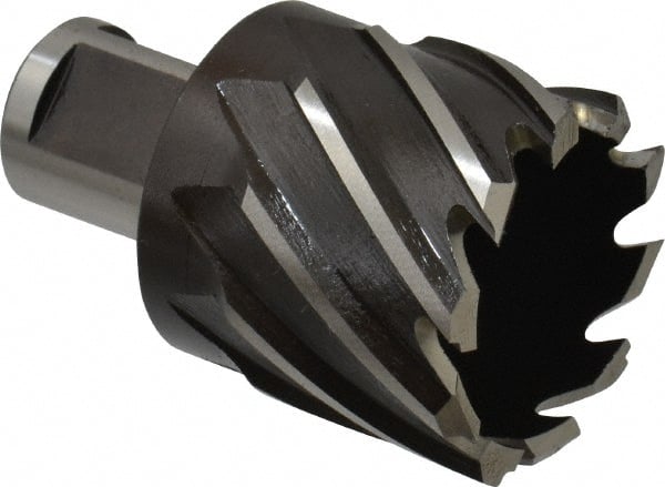 Milwaukee Tool - 1-1/2" Diam x 1" Deep High Speed Steel Annular Cutter - Exact Tooling