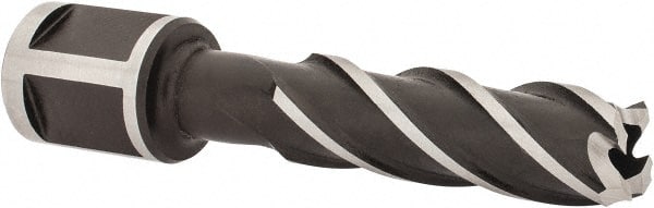 Milwaukee Tool - 9/16" Diam x 2" Deep High Speed Steel Annular Cutter - Exact Tooling