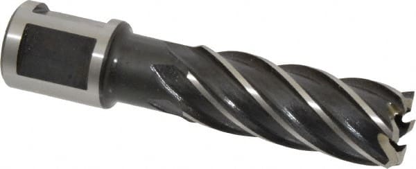 Milwaukee Tool - 11/16" Diam x 2" Deep High Speed Steel Annular Cutter - Exact Tooling
