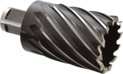 Milwaukee Tool - 1-5/8" Diam x 2" Deep High Speed Steel Annular Cutter - Exact Tooling