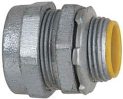 Cooper Crouse-Hinds - 3/4" Trade, Malleable Iron Compression Straight Rigid/Intermediate (IMC) Conduit Connector - Insulated - Exact Tooling