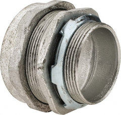 Cooper Crouse-Hinds - 2" Trade, Malleable Iron Compression Straight Rigid/Intermediate (IMC) Conduit Connector - Noninsulated - Exact Tooling