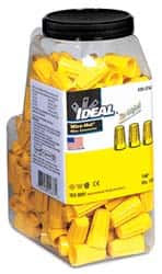 Ideal - 2, 18 to 4, 14 + 1, 18 AWG, 600 Volt, Flame Retardant, Standard Twist on Wire Connector - Yellow, 221°F - Exact Tooling