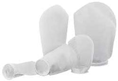 Value Collection - 800 Micron, Size 2, 180 GPM Max Flow, Liquid Bag Filter - 7 Inch Diameter, 32 Inch Long, 5 Sq. Ft. - Exact Tooling