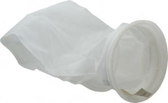 Value Collection - 600 Micron, Size 2, 180 GPM Max Flow, Liquid Bag Filter - 7 Inch Diameter, 32 Inch Long, 5 Sq. Ft. - Exact Tooling