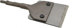 Universal Tool - 4" Head Width, 4" OAL, 1/2" Shank Diam, Flex Blade Scaling Chisel - 1/2 Inch Shank Diameter - Exact Tooling