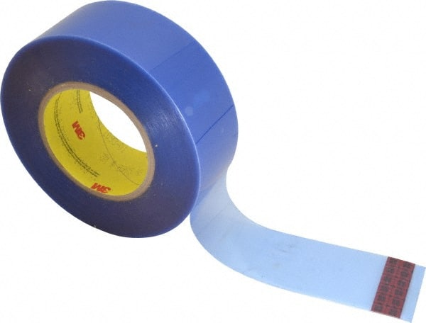 3M - 2" Wide x 72 Yd Long Blue Polyester Film Painter's Tape - Series 8905, 6.5 mil Thick, 110 In/Lb Tensile Strength - Exact Tooling