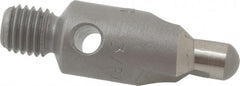 Made in USA - 2-1/2" OAL, 3/8" Head Diam, 2 Flute, 100° Incl Angle, Integral Pilot, Adjustable Stop Countersink - Exact Tooling