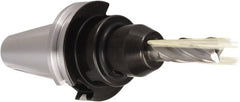 Techniks - CAT40 Taper Shank 1/4" Hole End Mill Holder/Adapter - Exact Tooling