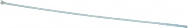 Thomas & Betts - 11.1" Long Natural (Color) Nylon Standard Cable Tie - 30 Lb Tensile Strength, 1.31mm Thick, 4" Max Bundle Diam - Exact Tooling