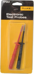 Fluke - Black/Red Electrical Test Equipment Probe - Use with TL222, TL224 Test Lead - Exact Tooling