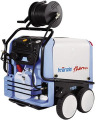 Kranzle - Electric, 21 Amp, 7.5 hp, 2,400 psi, 5 GPM, Hot Water Pressure Washer - Heavy Duty Axial Cam, 65' x 3/8" Hose, 440 Max Volts - Exact Tooling