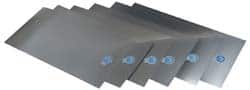 Precision Brand - 8 Piece, 0.001 to 0.02 Inch Thickness, Stainless Steel Shim Stock Sheet Assortment - 12 Inch Long x 6 Inch Wide - Exact Tooling