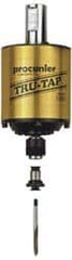 Procunier - Model No. 1 Tru-Tap, No. 00 Min Tap Capacity, No. 10 Max Mild Steel Tap Capacity, 3/4 Inch Shank Diameter Tapping Head - 58811 0-6T, 58818 8T, 58824 10T, 58829 12T, 58838 1/T Compatible, for CNC Machines - Exact Tooling