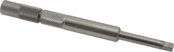 Made in USA - M6 to 1/4 Inch Tap, 5 Inch Overall Length, 7/16 Inch Max Diameter, Tap Extension - 0.255 Inch Tap Shank Diameter, 0.255 Inch Extension Shank Diameter, 0.191 Inch Extension Square Size, 1 Inch Tap Depth, Tool Steel - Exact Tooling