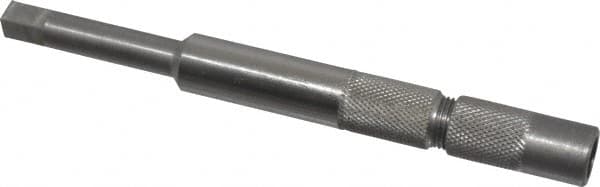 Made in USA - M7 to 5/16 Inch Tap, 5 Inch Overall Length, 1/2 Inch Max Diameter, Tap Extension - 0.318 Inch Tap Shank Diameter, 0.318 Inch Extension Shank Diameter, 0.238 Inch Extension Square Size, 1-1/16 Inch Tap Depth, Tool Steel - Exact Tooling