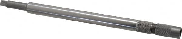 Made in USA - 3/8 Inch Tap, 9 Inch Overall Length, 9/16 Inch Max Diameter, Tap Extension - 0.381 Inch Tap Shank Diameter, 0.381 Inch Extension Shank Diameter, 0.286 Inch Extension Square Size, 11/8 Inch Tap Depth, Tool Steel - Exact Tooling