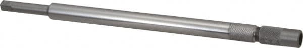 Made in USA - 7/16 Inch Tap, 9 Inch Overall Length, 1/2 Inch Max Diameter, Tap Extension - 0.323 Inch Tap Shank Diameter, 0.323 Inch Extension Shank Diameter, 0.242 Inch Extension Square Size, 11/16 Inch Tap Depth, Tool Steel - Exact Tooling