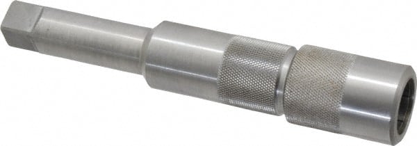 Made in USA - 3/8 Pipe Inch Tap, 6 Inch Overall Length, 1 Inch Max Diameter, Tap Extension - 0.7 Inch Tap Shank Diameter, 0.7 Inch Extension Shank Diameter, 0.53 Inch Extension Square Size, 1-3/16 Inch Tap Depth, Tool Steel - Exact Tooling