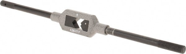 Interstate - 3/16 to 3/4" Tap Capacity, Straight Handle Tap Wrench - 15" Overall Length - Exact Tooling