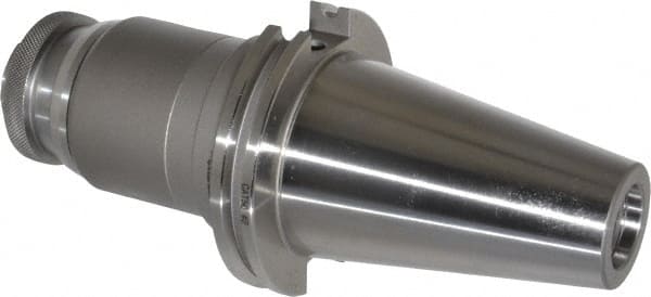 Accupro - CAT50 Taper Shank Tension & Compression Tapping Chuck - 1/8 to 1/2" Tap Capacity, 4-3/4" Projection, Size 2 Adapter - Exact Tooling