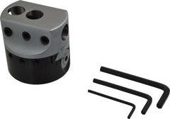 Accupro - 3" Body Diam, Manual Offset Boring Head - 3/4" Bar Hole Diam - Exact Tooling