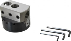 Accupro - 4" Body Diam, Manual Offset Boring Head - 1" Bar Hole Diam - Exact Tooling