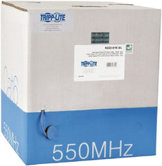 Tripp-Lite - Cat6, 24 AWG, 8 Wires, 550 MHz, Unshielded Network & Ethernet Cable - Blue, PVC, 1,000' OAL - Exact Tooling