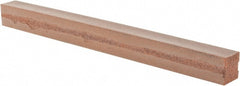 Cratex - 1/2" Wide x 6" Long x 1/2" Thick, Square Abrasive Block - Fine Grade - Exact Tooling