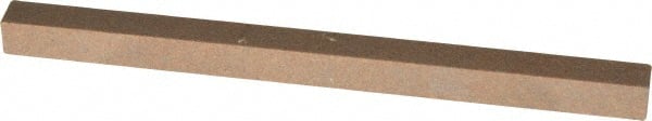 Made in USA - 4" Long x 1/4" Wide x 1/4" Thick, Aluminum Oxide Sharpening Stone - Square, Medium Grade - Exact Tooling