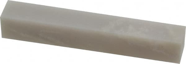 Made in USA - 3" Long x 1/2" Wide x 1/2" Thick, Novaculite Sharpening Stone - Square, Ultra Fine Grade - Exact Tooling