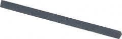 Made in USA - 4" Long x 1/4" Wide x 1/4" Thick, Silicon Carbide Sharpening Stone - Triangle, Fine Grade - Exact Tooling