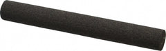 Made in USA - 4" Long x 1/2" Diam x 1/2" Thick, Aluminum Oxide Sharpening Stone - Round, Coarse Grade - Exact Tooling